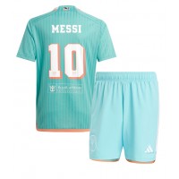 Camiseta Inter Miami Lionel Messi #10 Tercera Equipación Replica 2024-25 para niños mangas cortas (+ Pantalones cortos)